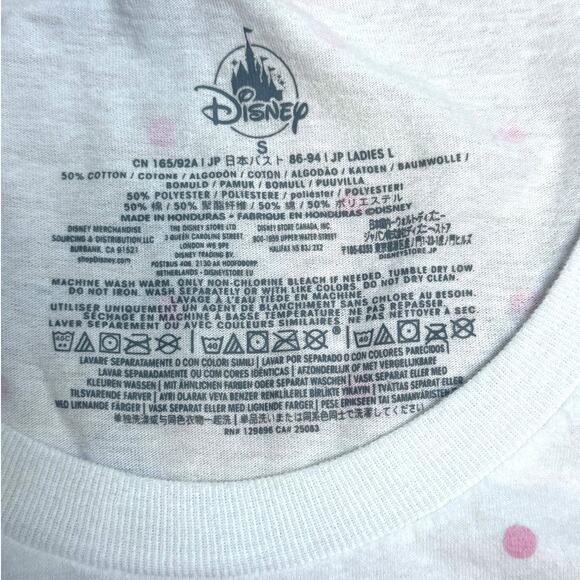 DISNEY Alice in Wonderland Polka Dot Dinah Cat Graphic Tee/T-Shirt, Size S - Picture 2 of 4